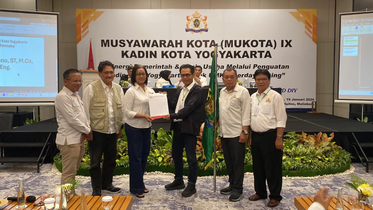 Direktur Utama Global Intermedia Resmi Dilantik sebagai Ketua KADIN Kota Yogyakarta Periode 2026–2030